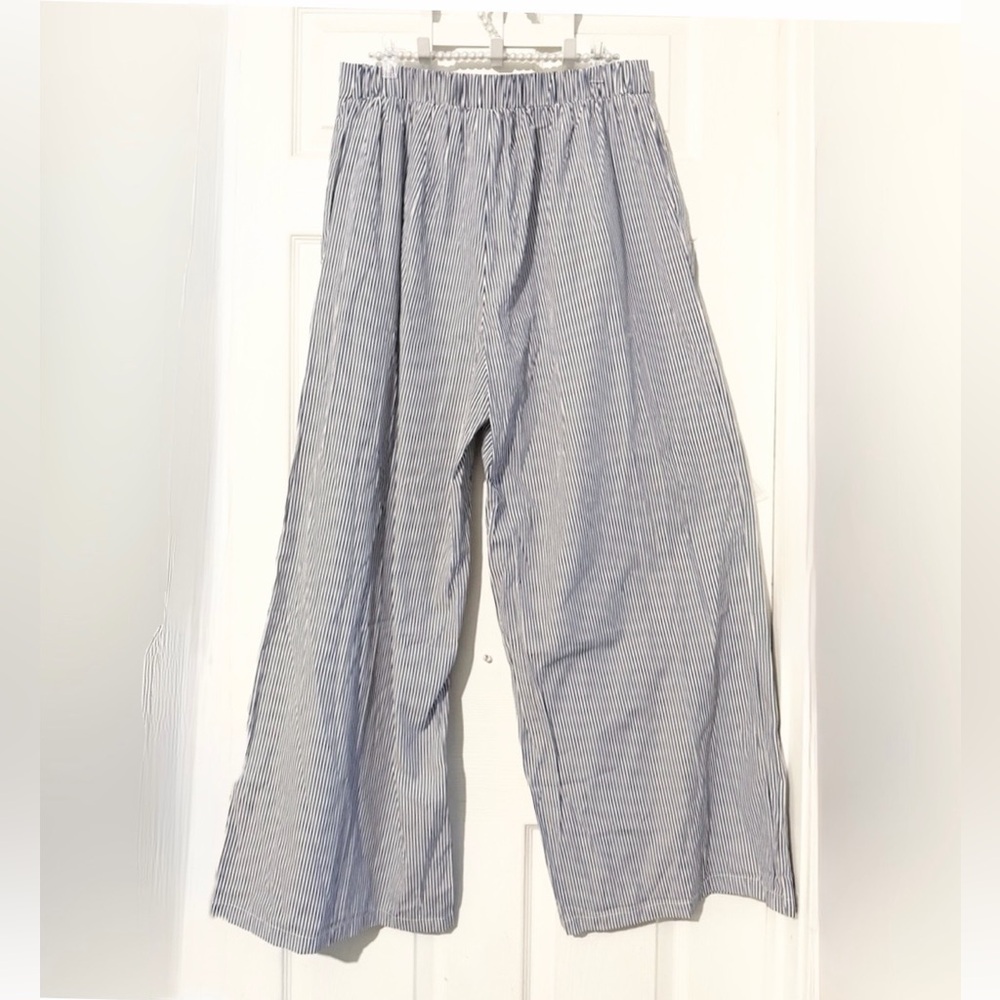 Commense Striped Long Cami Top and Wide-Leg Pants Set - Picture 13 of 15